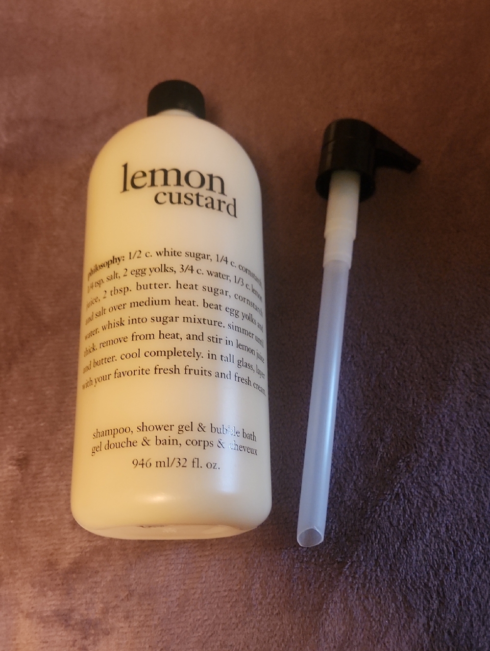 "NEW factory sealed"!!! Philosophy Lemon Custard Body Wash